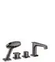 AXOR-HG-AXOR-Citterio-E-4-Loch-Wannenrandarmatur-mit-Thermostat-Polished-Black-Chrome-36411330 gallery number 1